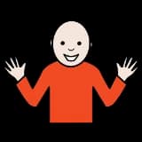 Pictograma de feliz