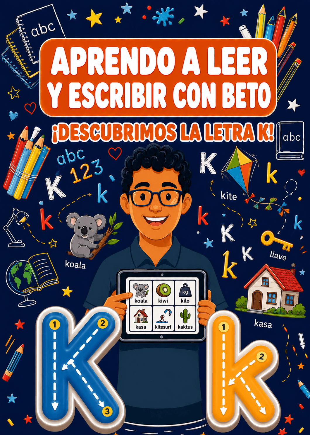 Aprendo a Leer y Escribir con Beto: Letra K